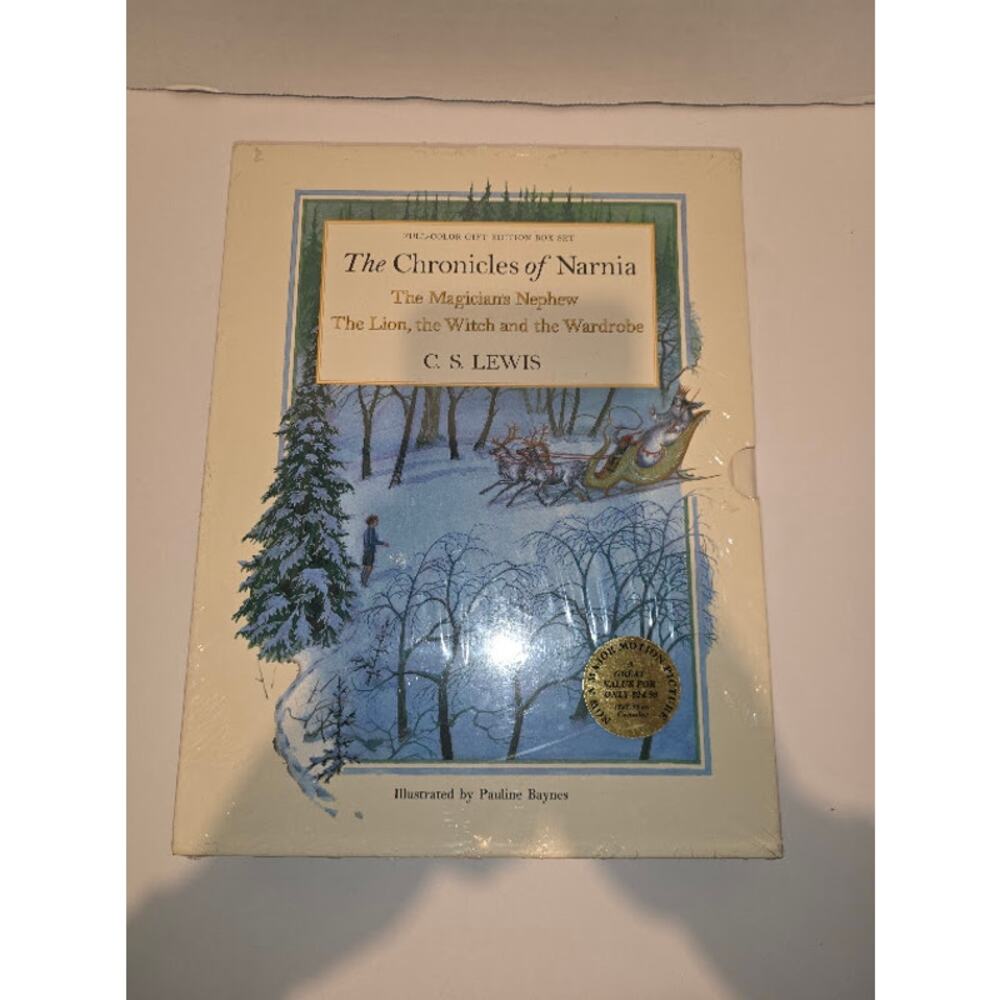 The Chronicles of Narnia Full Color Oversize HC Gift Edition w/Slipcase CS Lewis